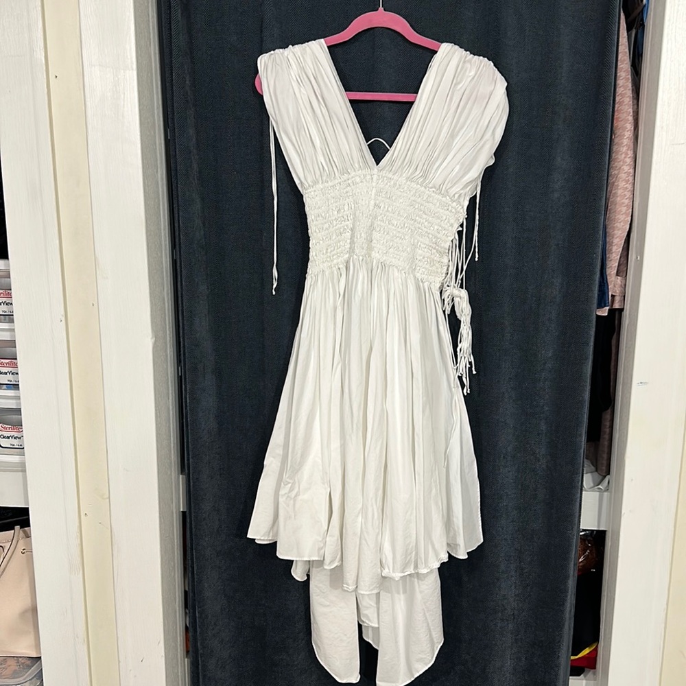 Gorgeous white beach dress